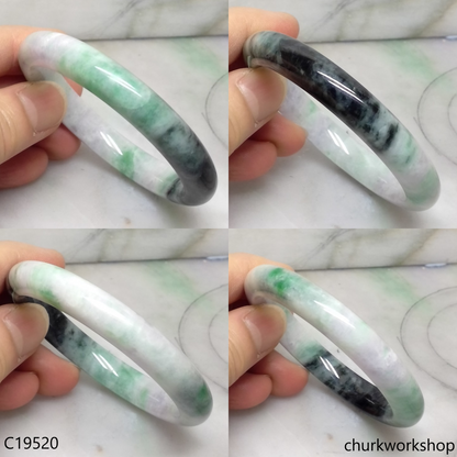 Mix color jade bangle