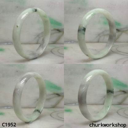 Light green jade bangle