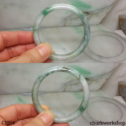 Mix color jade bangle