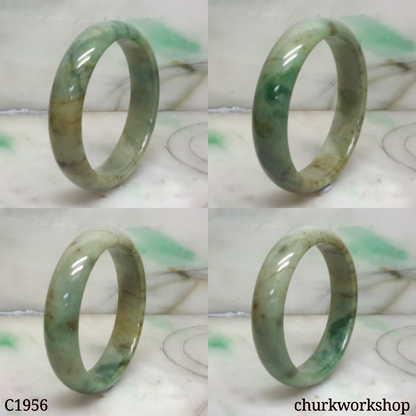 Mix color jade bangle