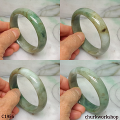 Mix color jade bangle