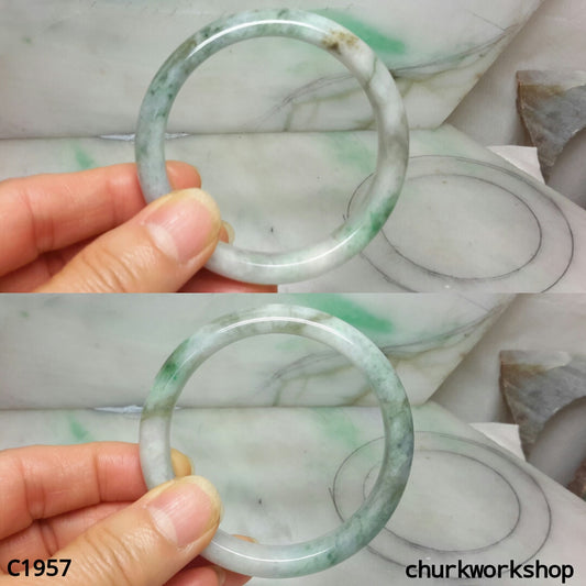 Mix color jade bangle