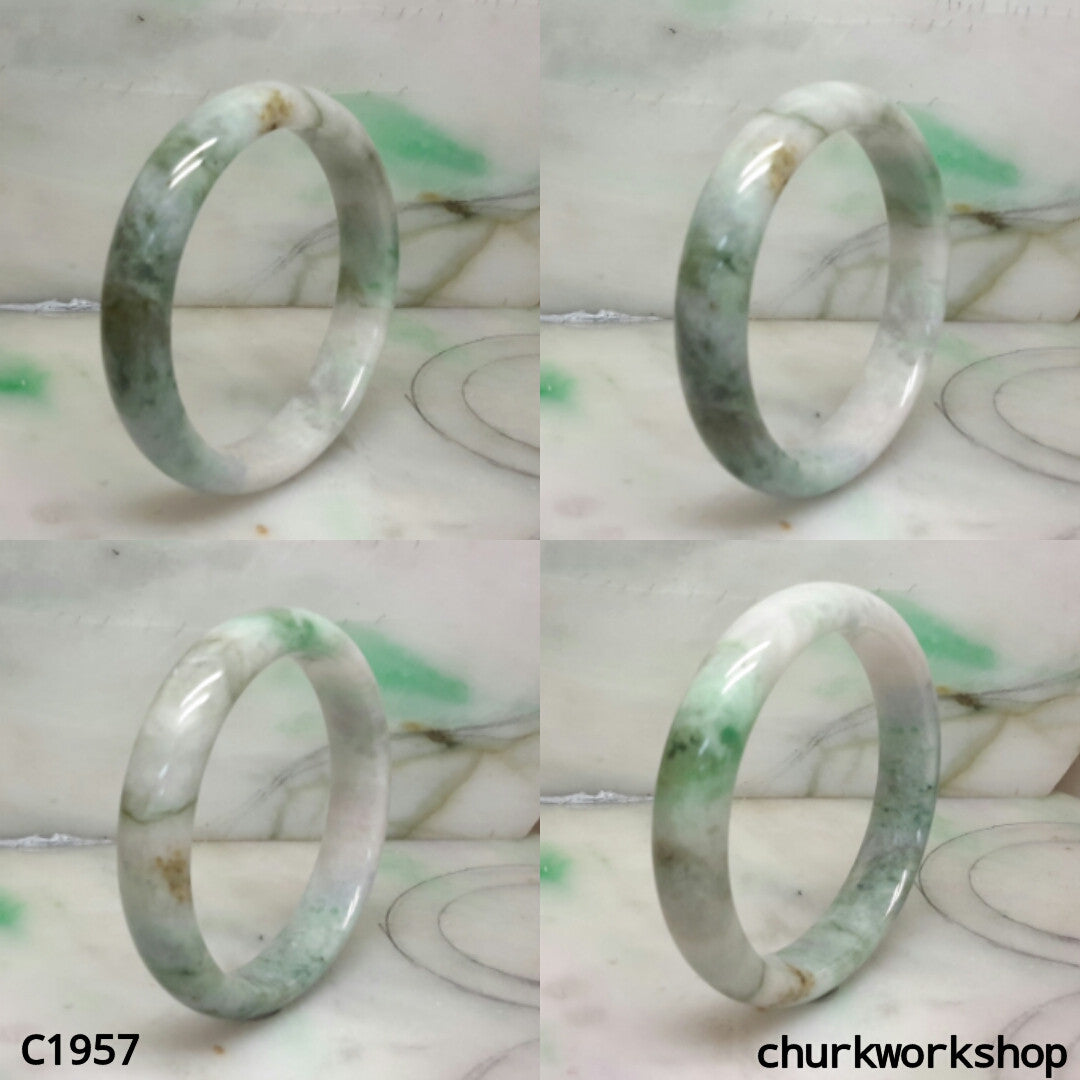 Mix color jade bangle