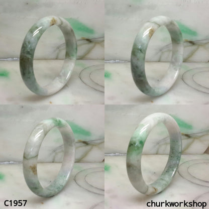 Mix color jade bangle