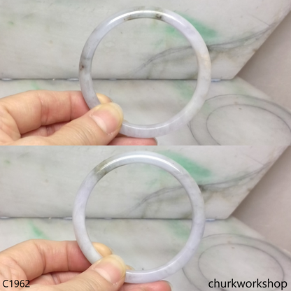 Pale lavender mix brownish green bangle
