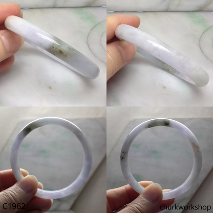 Pale lavender mix brownish green bangle