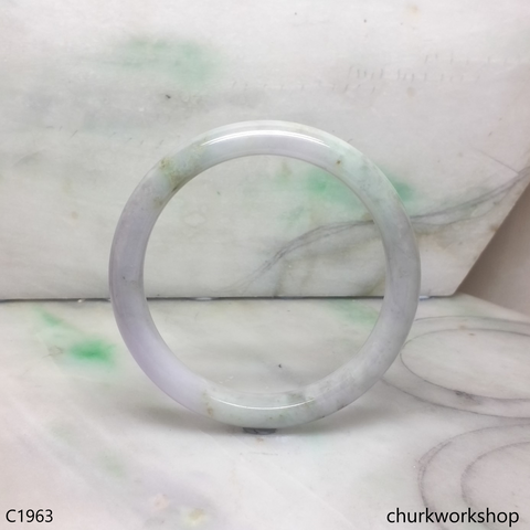 Pale lavender mix bluish green bangle