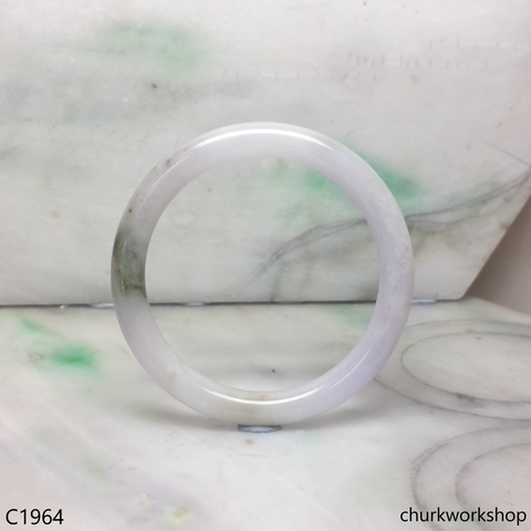 Pale lavender mix bluish green bangle