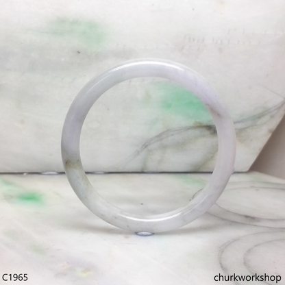 Pale lavender mix bluish green bangle
