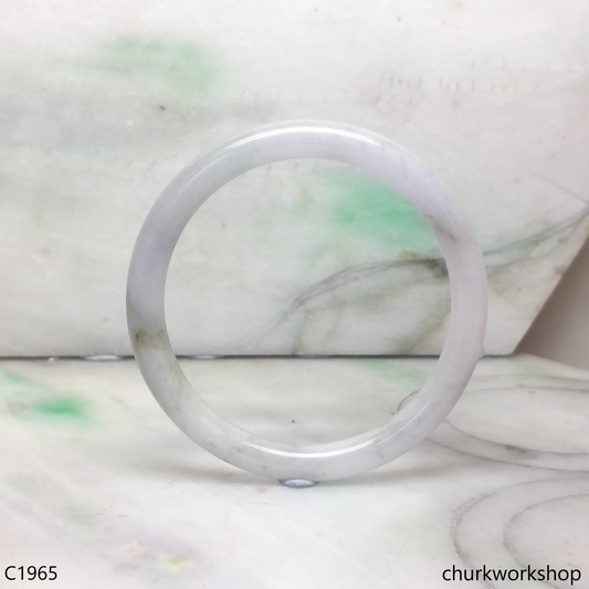 Pale lavender mix bluish green bangle