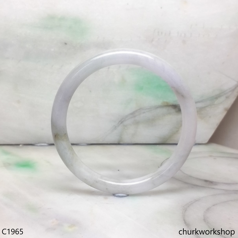 Pale lavender mix bluish green bangle