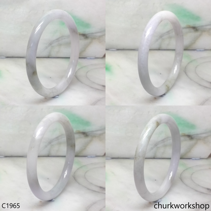 Pale lavender mix bluish green bangle
