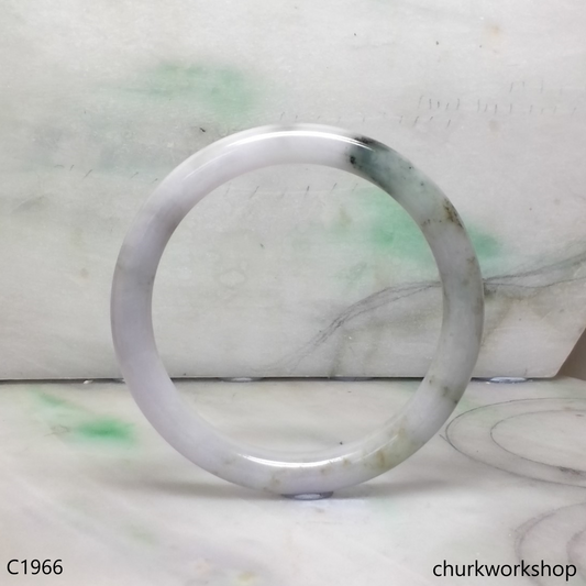 Pale lavender mix bluish green bangle