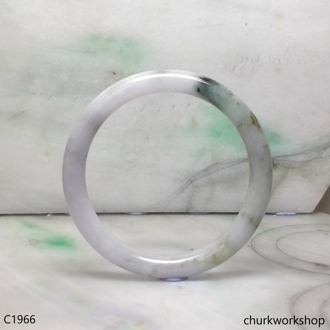Pale lavender mix bluish green bangle