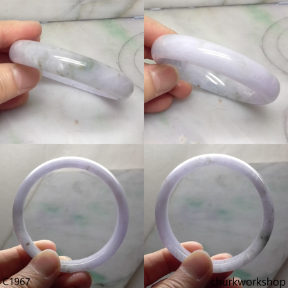 Pale lavender mix bluish green bangle