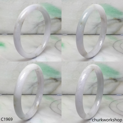 Pale lavender with splotches pale green bangle