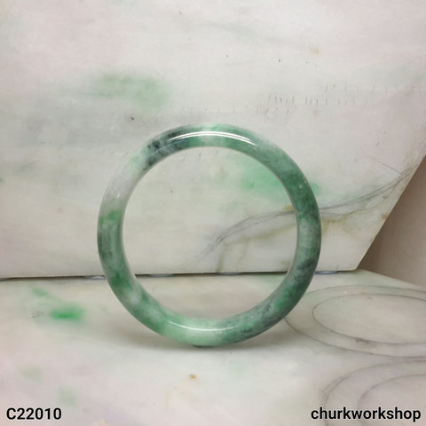 Mix green color jade bangle