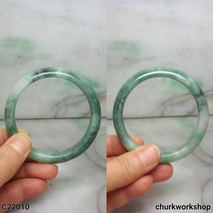 Mix green color jade bangle
