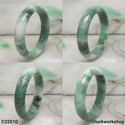 Mix green color jade bangle