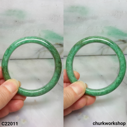 Green jade bangle