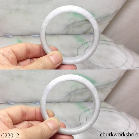 Lavender with light green jade bangle