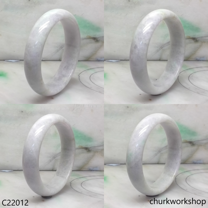 Lavender with light green jade bangle