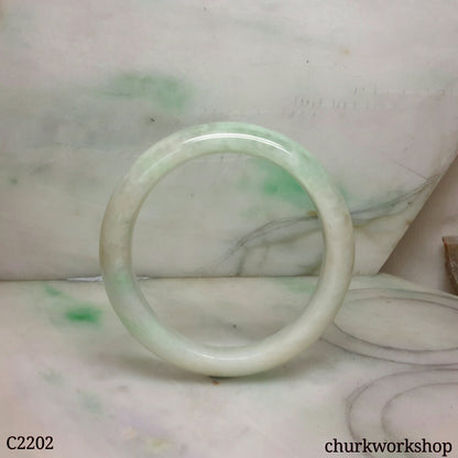 Light green jade bangle