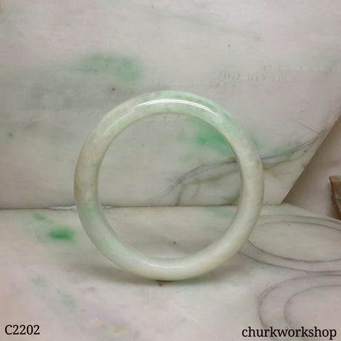 Light green jade bangle