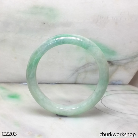 Light green jade bangle