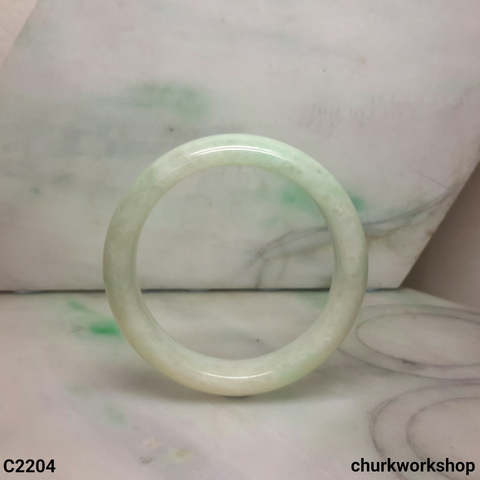 White base jade bangle