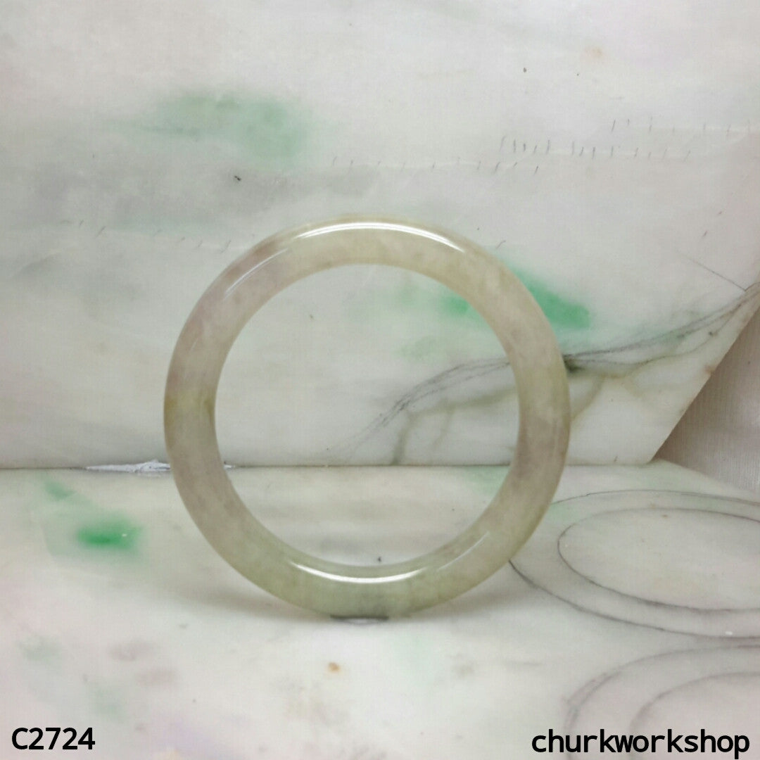 Grayish lavender mix light green bangle