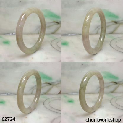 Grayish lavender mix light green bangle