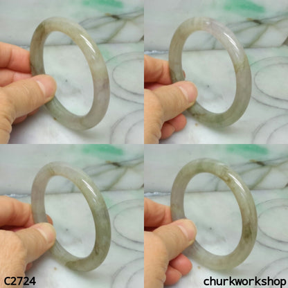 Grayish lavender mix light green bangle