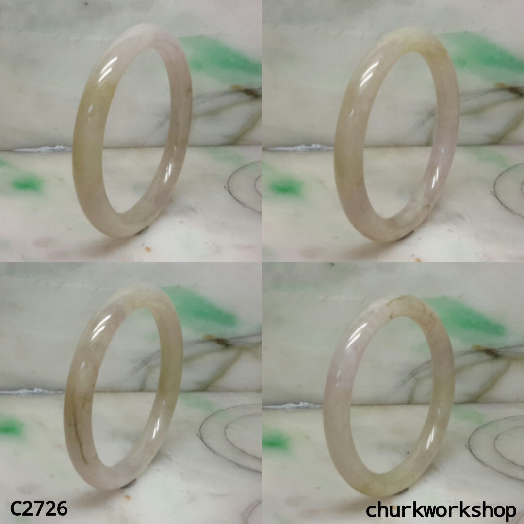 Grayish lavender mix light green bangle