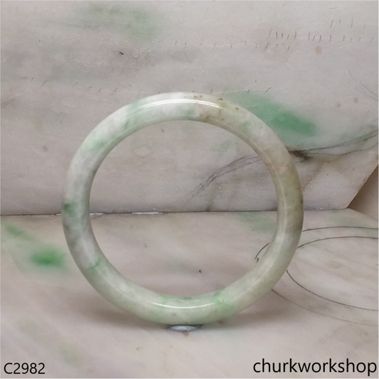 Multi-color jade bangle