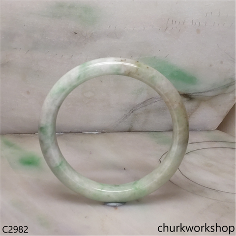 Multi-color jade bangle