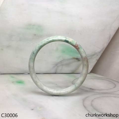 Multi-color jade bangle