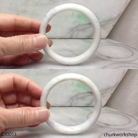 Lavender jade bangle