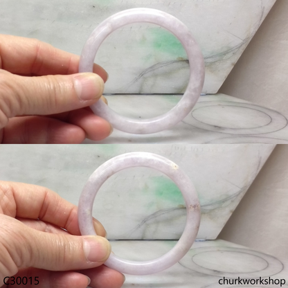 Lavender jade bangle