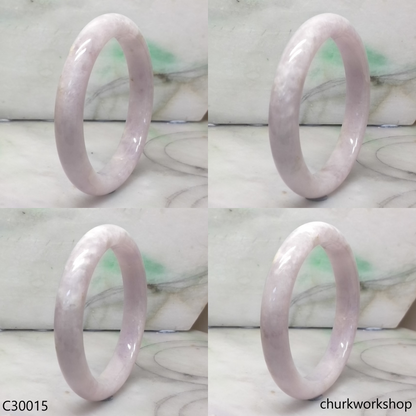 Lavender jade bangle