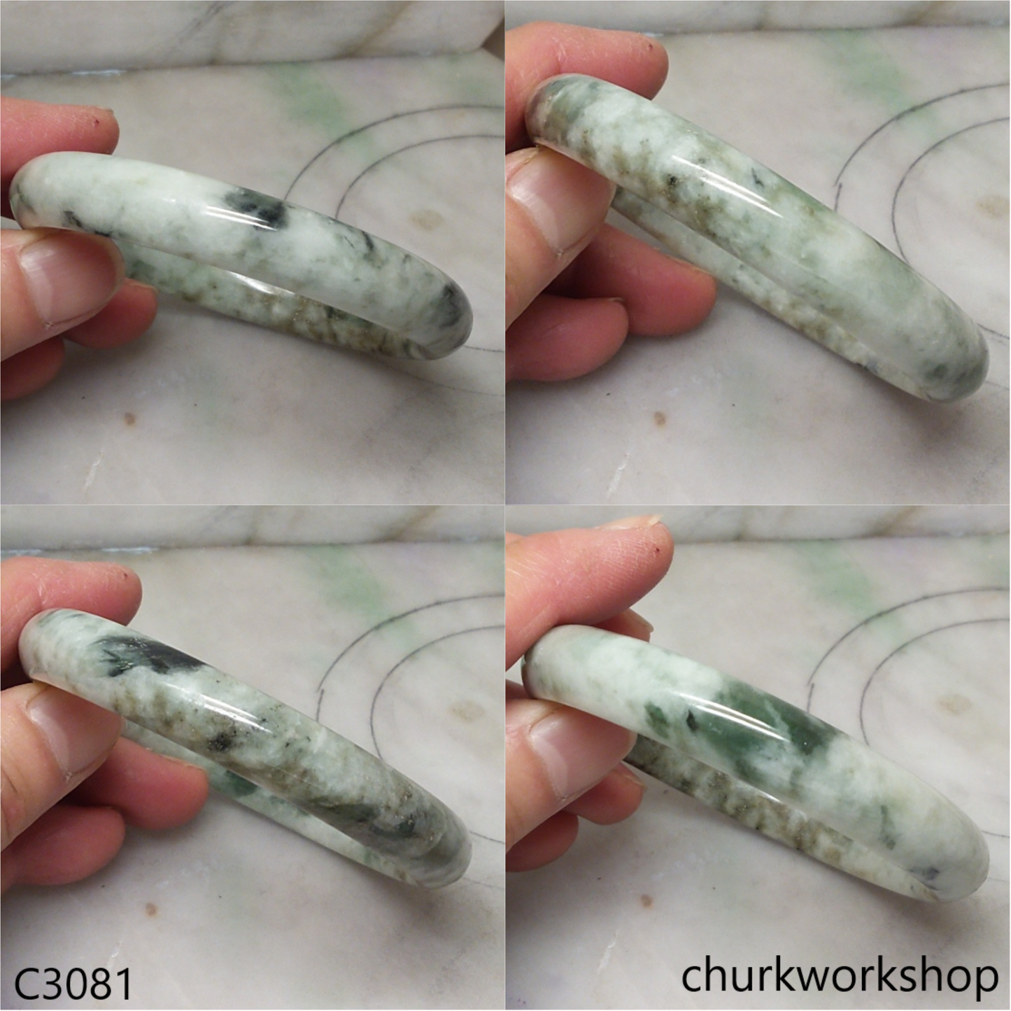 Large jade bangle