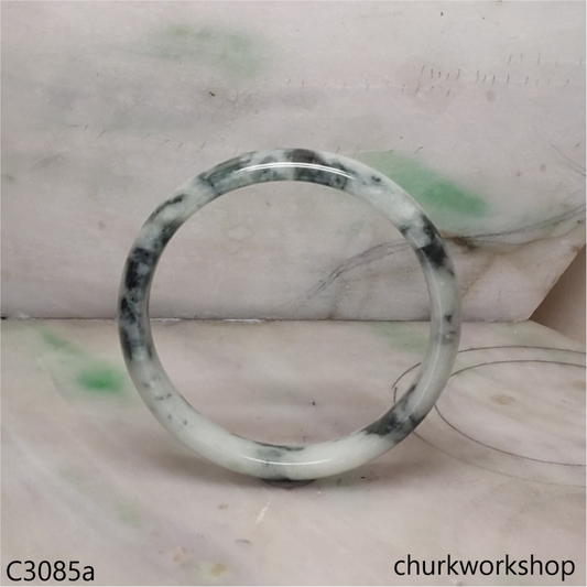 Large bluish green jade bangle