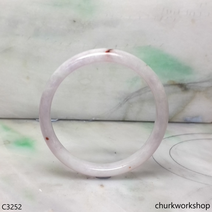 Lavender jade bangle