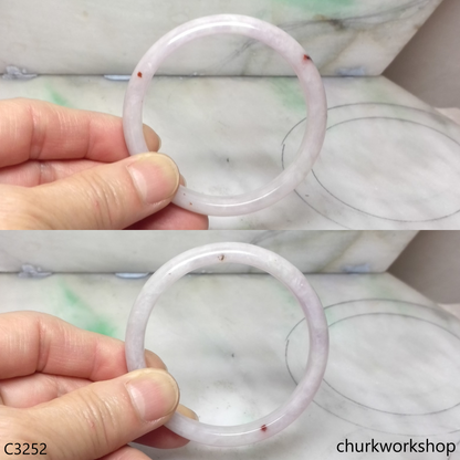 Lavender jade bangle