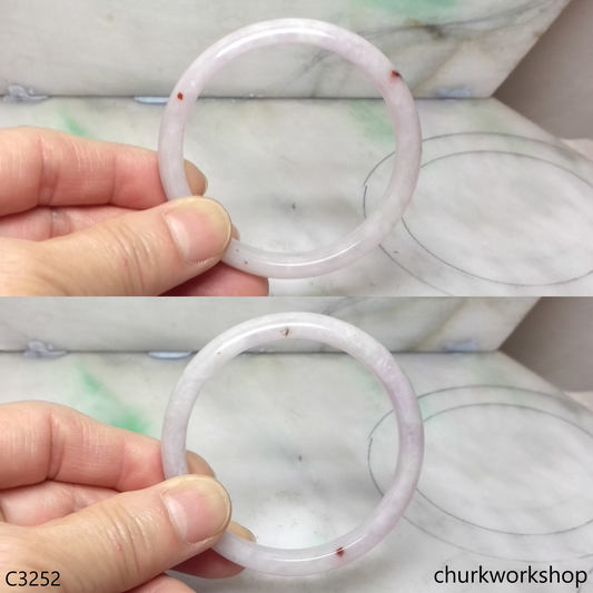 Lavender jade bangle