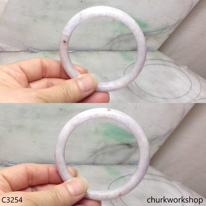 Lavender jade bangle