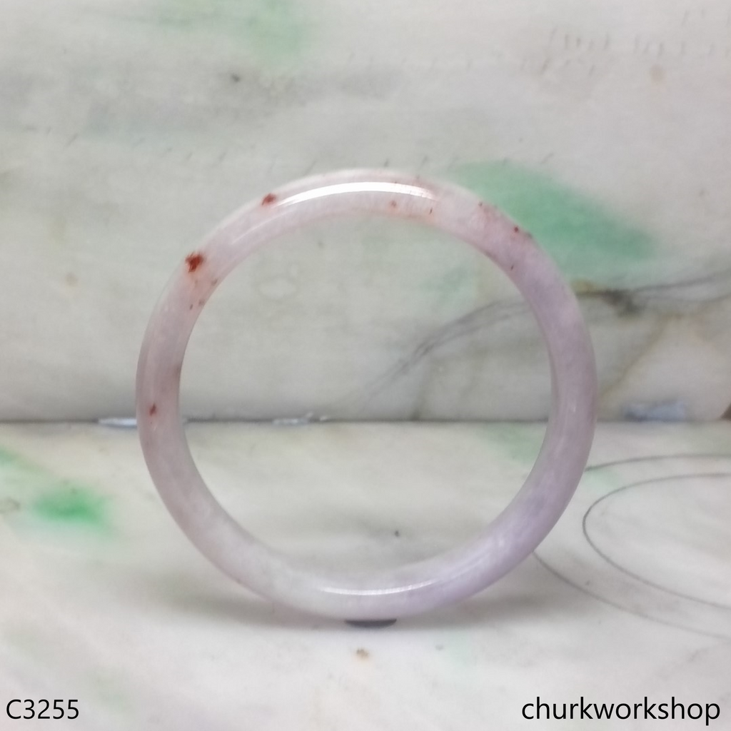 New new pink jade narrow ice hibiscus jade bracelet thickened ice pink  chalcedony jade bracelet authentic send girlfriend chalcedony bracelet  fashion | Shopee Singapore