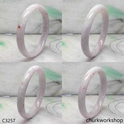 Lavender jade bangle