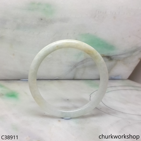 Small white jade bangle