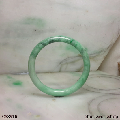 Light green jade bangle